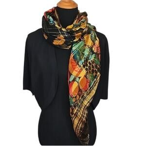 Metropolitan Museum of Art NY Vintage Silk Scarf